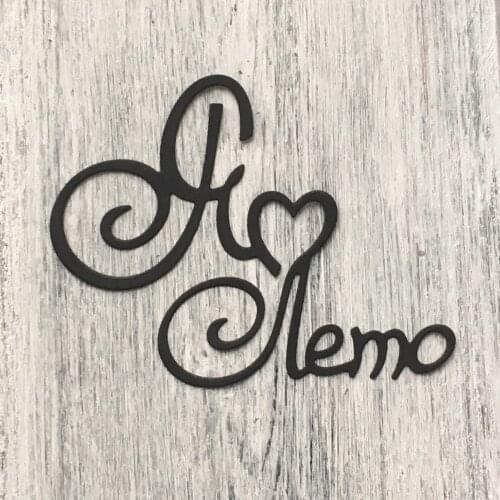 ArtScrap I Love Summer Russian Phrase Metal Cutting Dies Stencils For Scrapbooking Card Decorative Craft Embossing | Art: 27