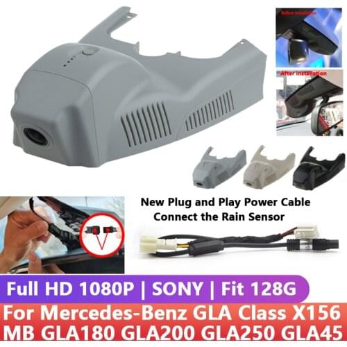 1080P Easy to install Car DVR Wifi Video Recorder Dash Cam Camera For Mercedes-Benz GLA Class X156 MB GLA180 GLA200 GLA250 GLA45
