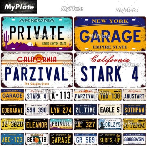 Car Vintage Metal Sign Tin Sign Vintage Decoration Man Cave Plaque Home Wall Decor Bar Sign Home Decor Poster