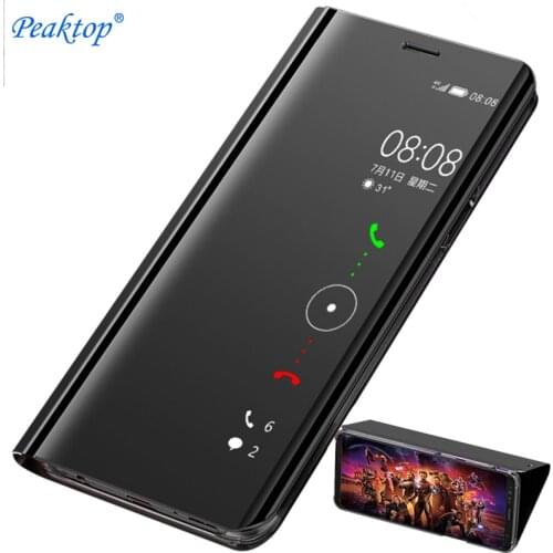 For OPPO A31 2020 Case Luxury Flip Stand Clear View Mirror Phone Case For OPPO A8 A31 Back Cover A 31 A31 2020 Protective Case