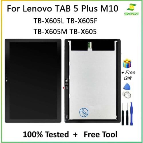 LCD For Lenovo Tab 5 Plus M10 LCD Display Touch Screen Digitizer Assembly Replacement TB-X605L TB-X605F TB-X605M TB-X605