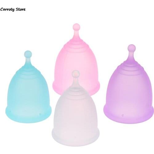 1pcs Menstrual Collector Menstrual Cup Medical Silicone Copas Menstruales Silicona Medical Grade Silicone Lady Period Cup