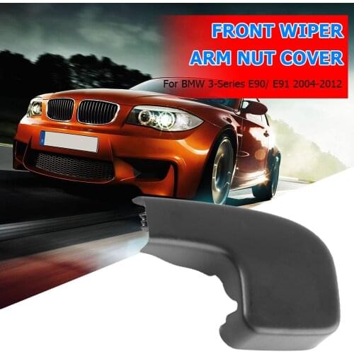 1pc Replacement Front Windshield Wiper Arm Nut Covers Caps for BMW 3 Series E90 E91 E92 E93 2007-2009