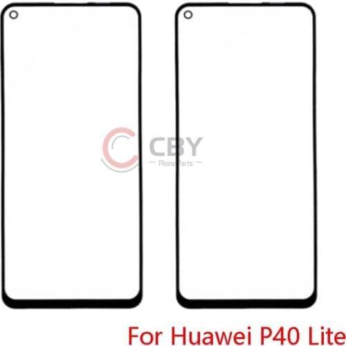 10pcs For Huawei P40 / P40 Lite Touch Screen Touch Panel Sensor Digitizer LCD Front Glass