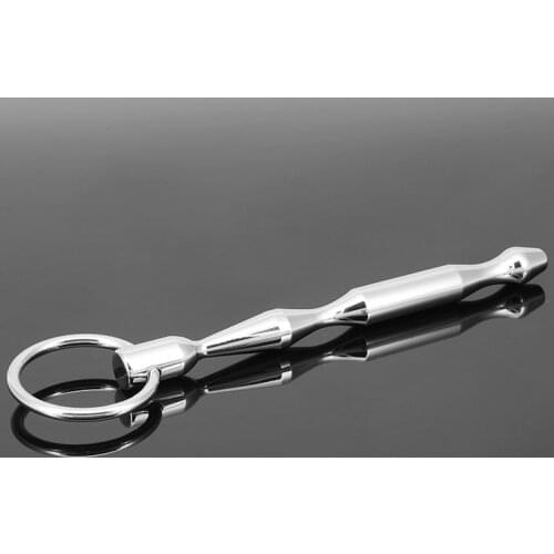 115*10mm stainless steel urethral probe vibrating sound toys Prince Wand penis plug metal dilator sex toy for men AC626