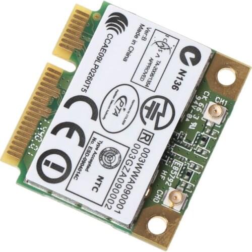2021 New For Atheros AR9287 AR5B97 Wireless Adapter 300Mbps Mini Half PCI-E Wifi Card
