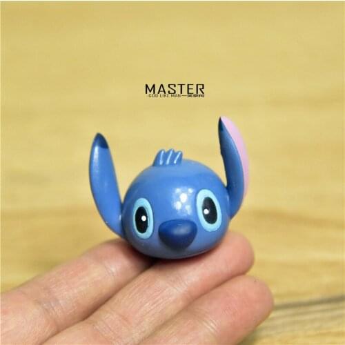 24piece 3.5cm classical Lilo and Stitch the cute stitch head microlandschaft figures toys Lovely cartoon doll model toys