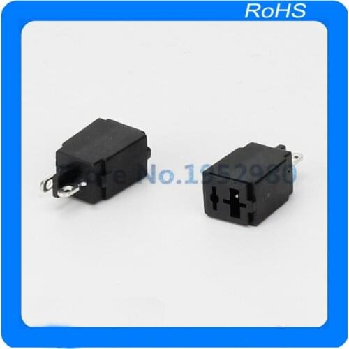30pcs/lot DS-2-02BM Din Socket Adaptor Connector two pin female