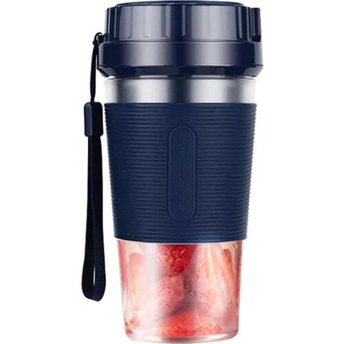 300ml Portable Household USB Rechargeable Juicer Cup Fruit Blender Mixer Bottle