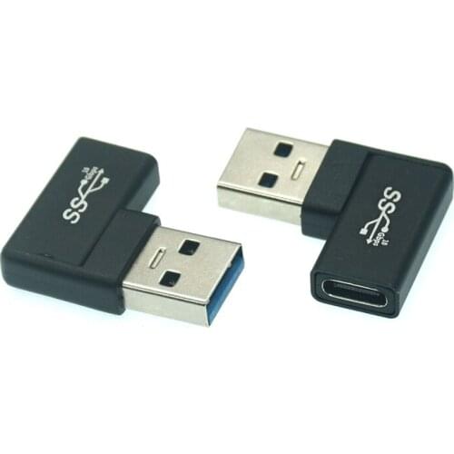 USB 3.1 Male to Type-C Female Adapter,USB A to USB C 3.1 GEN 2 Converter,Support Double Sided 10Gbps Charging & Data