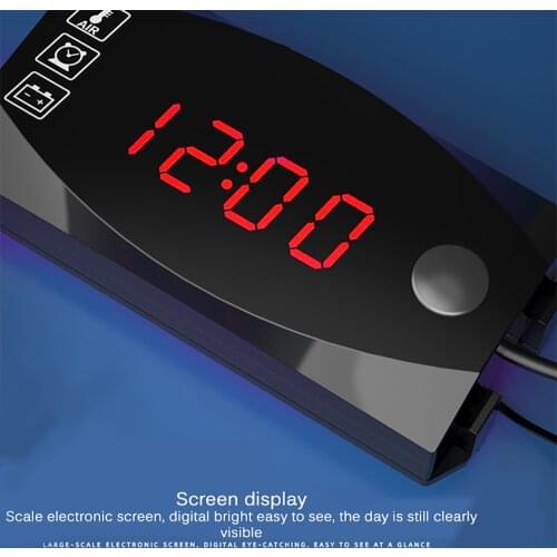 Dial Clock Watch Waterproof Motorcycle Handlebar Watch Bike Hand Grip Bar Mount For Scooter Bicycle Motor ATV 7/8" Universal