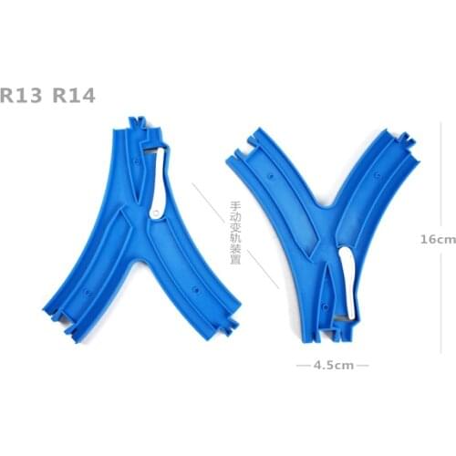 D527 suitable for Harmony Train special track toy accessories 16cm manual Change the direction of the track device 4 pcs