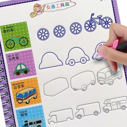 NEW Reusable Childrens drawing Books Baby Learning Painting Writing Copybook For Calligraphy Art Supplies Practice Book For kid