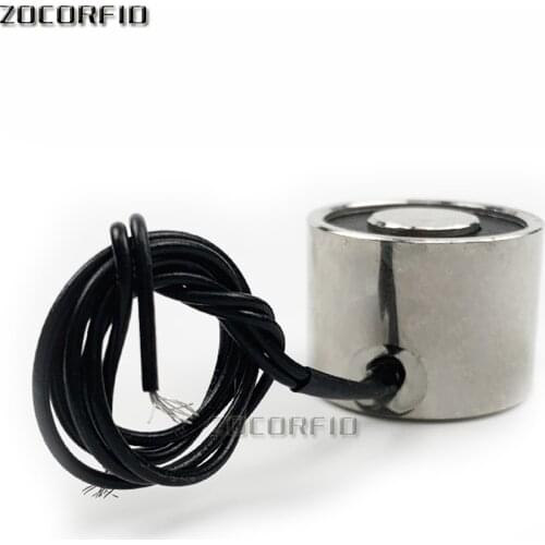 LS-P34-25 Holding Electric Magnet Lifting 3KG Solenoid Sucker Electromagnet DC 6V 12V 24V Non-standard custom