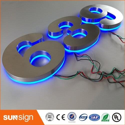 H 35cm Waterproof LED light illuminated sign letters for advertising