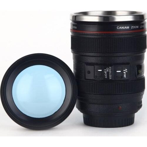 Coffee mug 24-105mm 1:1 camera lens SIX generation of creative emulation mug (with lid) Free shipping tumblers wine tumbler
