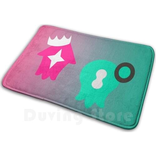 Pearl & MarinaS Symbol - Splatoon 2 Mat Rug Carpet Anti-Slip Floor Mats Bedroom Inkling Callie Marie Octopus Squid Kid Wii U