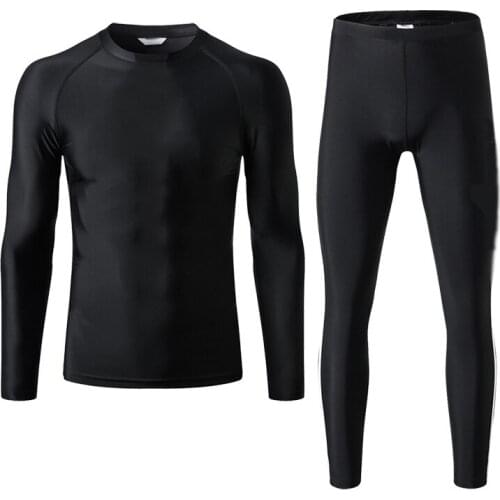 Men Women Rashguard Snorkeling Swimming Suit Long Sleeve Rash Guard Surfing Bathing Suit 2 Pieces Swimsuit for Couple Lovers