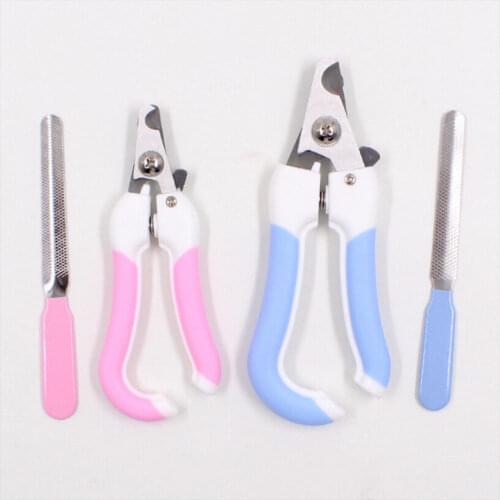 Pet Nail Dog Cat Claw Clippers Trimmer Scissors Grooming Cutters File Nailclippers