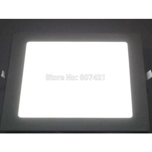 Square Recessed Ceiling Panel Down Light Ultra-slim Down Lamp for Dining Room, Living Room, Corridor,Conference Room and Office