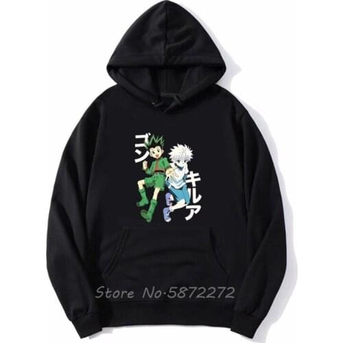 Men Personalized For Hunter X Hunter Duo Hoodie Novelty Casual Men Sweatshirt Spring Autumn Hoody Hoodies Streetwear