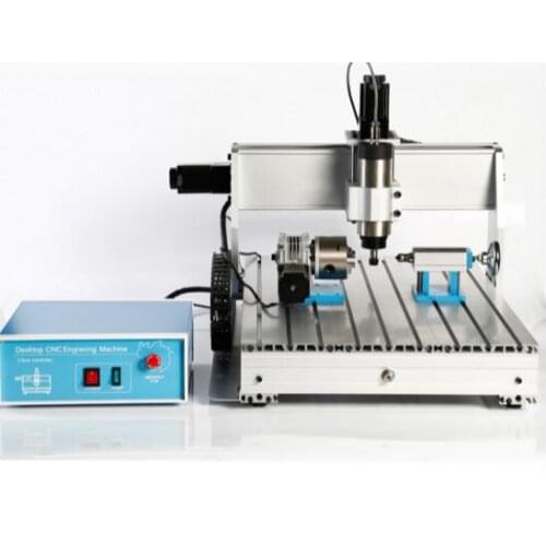 Small woodworking CNC engraving machine 4axis CNC6040 DIY PCB 2.2KW acrylic processing belt spindle inve