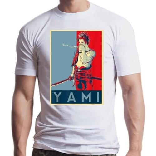 New Black Clover Asta Yami Anime In Hope Poster Black T-Shirt Harajuku Casual Funny Print Short Sleeve Casual Hipster Tops Tees