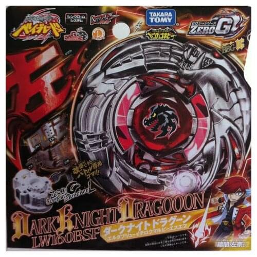 Original Beyblade Toy Japanese Version Takara Tomy BBG16 Blasting Spinning Beyblade Dragon Black Knight Spinning Top