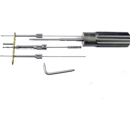 Orthopedics instrument 2.7 locking system tool set orthopedist&VET use tool set for bone care pure titanium plate locking