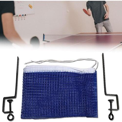 Portable Simple Ping-Pong Sports Post Net Rack Table Tennis Net Metal Mounting Bracket Set Ping Pong Table Net Replacement