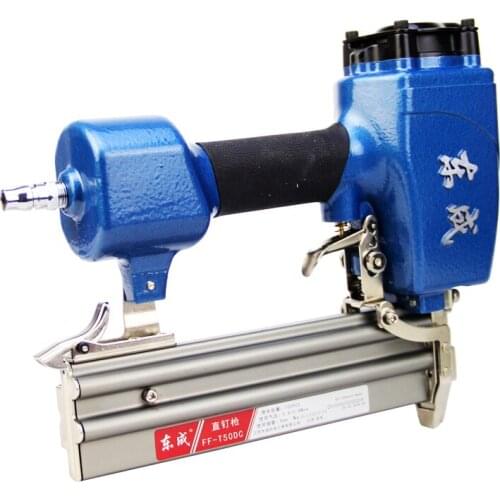 Straight nail gun t50 gas nail gun straight row nail pneumatic woodworking decoration tools