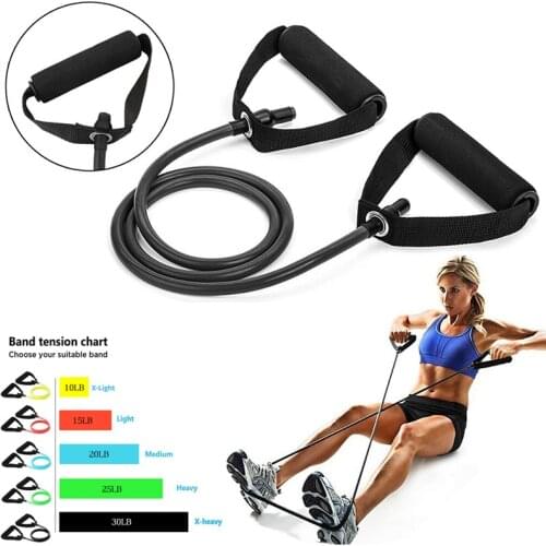 5 Levels Resistance Bands Fitness Yoga Pull Rope Rubber Expander Elastic Band Fitness Rubber Home Gym Workout Exercise Equipment
