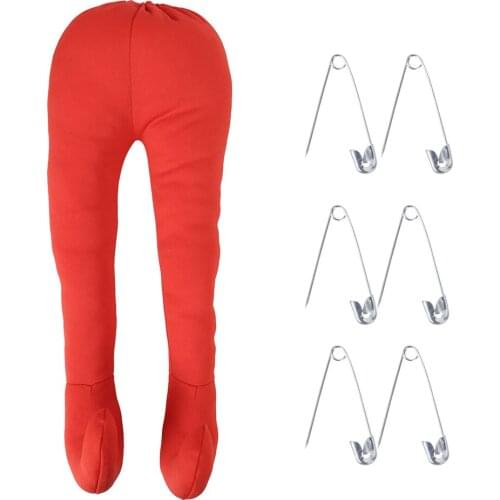 Santa False Leg Christmas Tree Decoration Comical Effect for Christmas