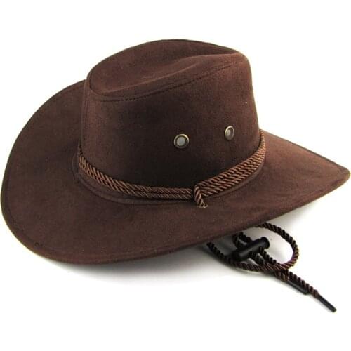 New Arrival Men Women 3 color Large brim hat cowboy hat for man millinery outdoor hat sunbonnet casual fashion
