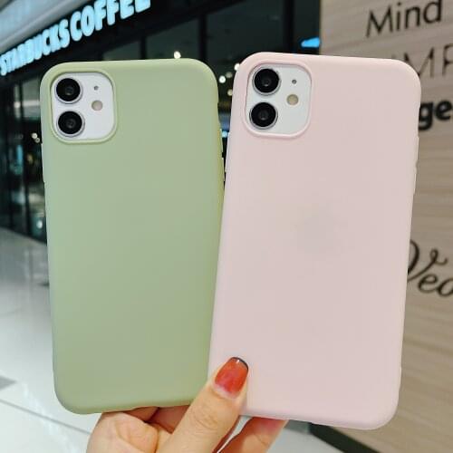 Candy Color Silicone Phone Case For Samsung A12 A32 A42 A72 5G A21S A02S S30 Pro Ultre S20FE Soft Back Cover