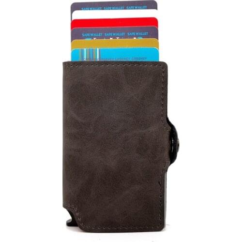 Unisex Travel Case Card Holder Wallet Anti Magnetic Pocket Large Capacity Antitheft Business Aluminum Alloy Multifunctional