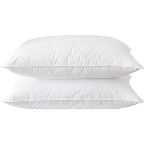 1pc 5 Stars Hotel Pillow Core 100% Cotton Soft Fabric High Resilient High Quality Sleep Pillow Neck Pillow 48x74cm