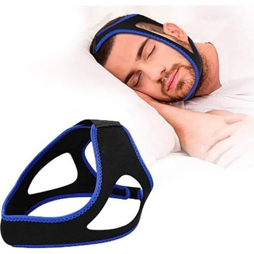 1 Pcs Triangular Snoring Belt Sleeping Snoring Chin Strap Diving Cloth Soft And Comfortable Anti-snoring Belt