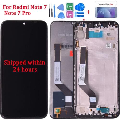 10-Touch Original For Xiaomi Redmi Note 7 LCD With Frame Display Screen Replacement For Redmi Note7 Pro LCD Display Screen