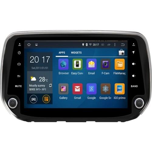 Android 10 Eight core 4G RAM 32G ROM car dvd for hyundai Santa Fe 2018 2019 2020 car dvd gps navigation raido video player 1