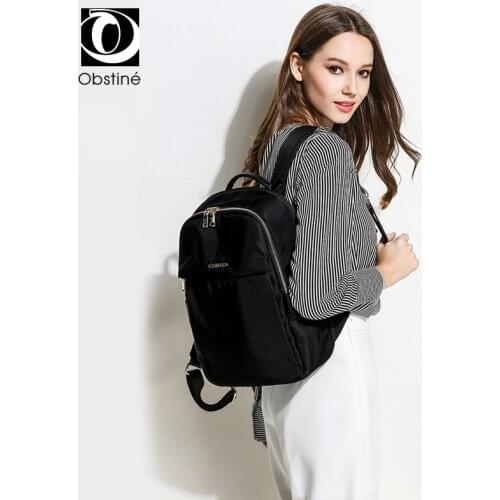 Large Business Female Backpack Laptop 15.6 Inch Waterproof Women Backpacks for Travel Black Backbag Bag Luxury Bagpack for Girls