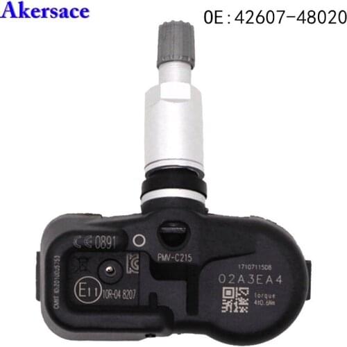 4260748020 Tire Pressure Sensor TPMS for Lexus ES LS500H LX570 RX450H Toyota C-HR Camry Pacific Cruiser 42607-48020 PMV-C215
