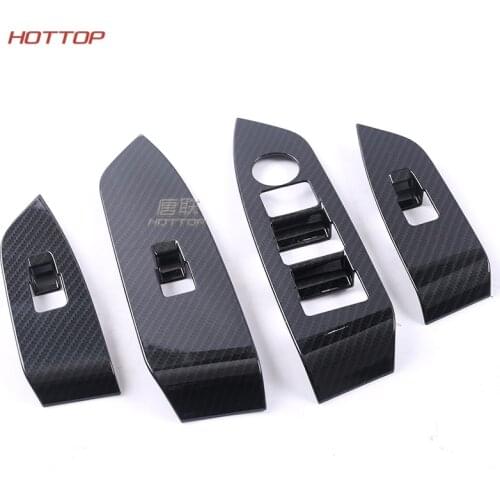 For Mazda CX-5 2017 2018 ABS Chrome Car-Covers Door Windows Switch Panel Cover Interior Accessories 4pcs for LHD only