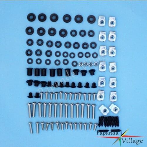 Motorcycle Body Fairing Mount Bolt Nut Kit Full Set Fastener Screws for Suzuki GSXR750 GSXR600 GSXR 750 650 2000-2003