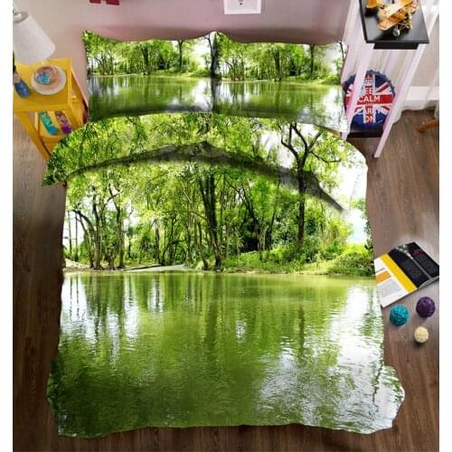 Sheet set with duvet cover 3D bedding sets Twin king Queen decorate bedsheet Pillowcase bed cover flat sheet Bed Linen king size