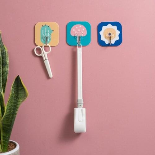 4PCS Dormitory Purse Hook Multifunctional Home Hotel Coat Hook Wall Hook Seamless Glue Key Hook Durable Load-bearing 3 Kg