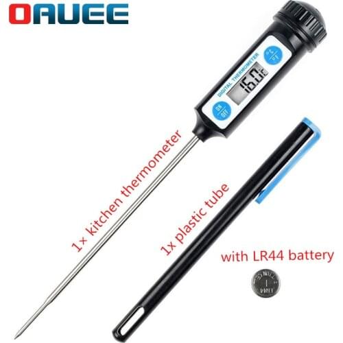 Kitchen Digital BBQ Food Thermometer Meat Cake Candy Fry Grill Dinning Household Cooking Thermometer Gauges with Battery