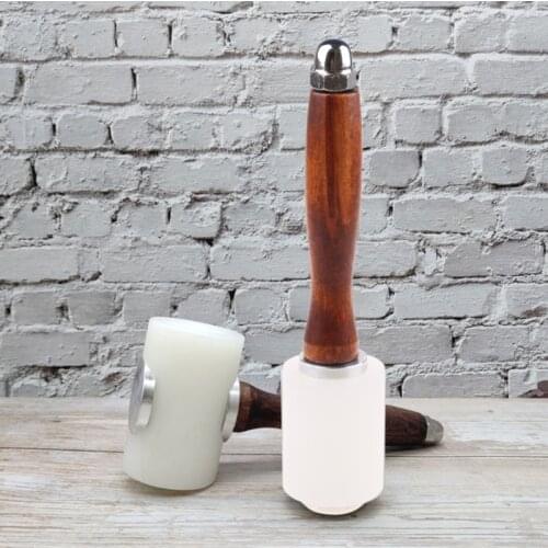 Handmade Leather Carving Hammer DIY Craft Cowhide Punch Cutting Tool Hammer