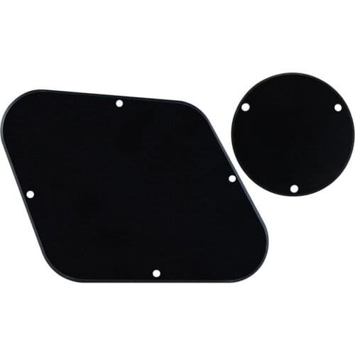 NEW 10 Sets Guitar Cavity Cover LP Back Plate & Switch Cavity Covers Black fit LP Guitar Parts