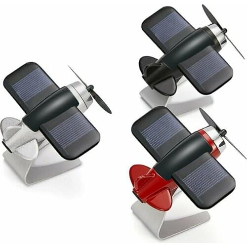 Car Air Freshener Airplane Aircraft Model Solar Energy Aromatherapy Interior Decoration TD326